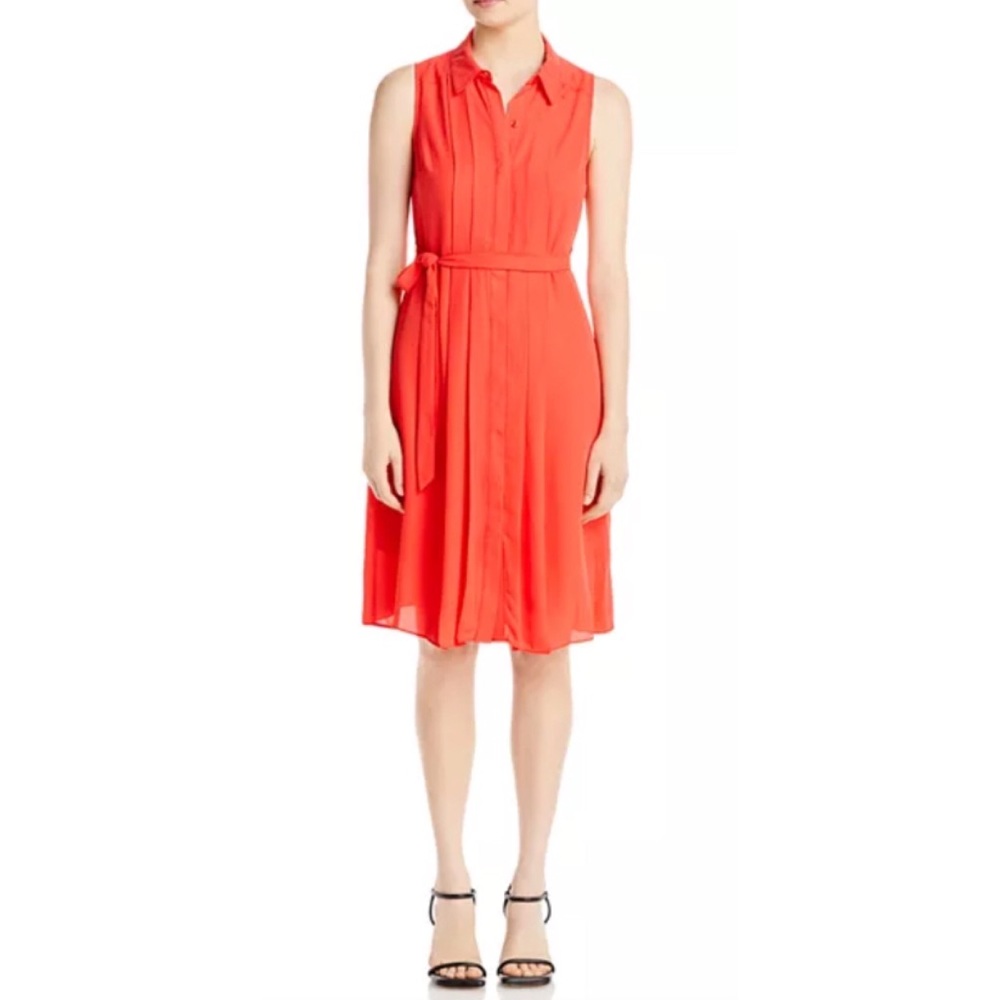 NEW: Nanette Lenore Sleeveless Pleated Front Dress